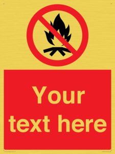 Custom prohibition No campfire